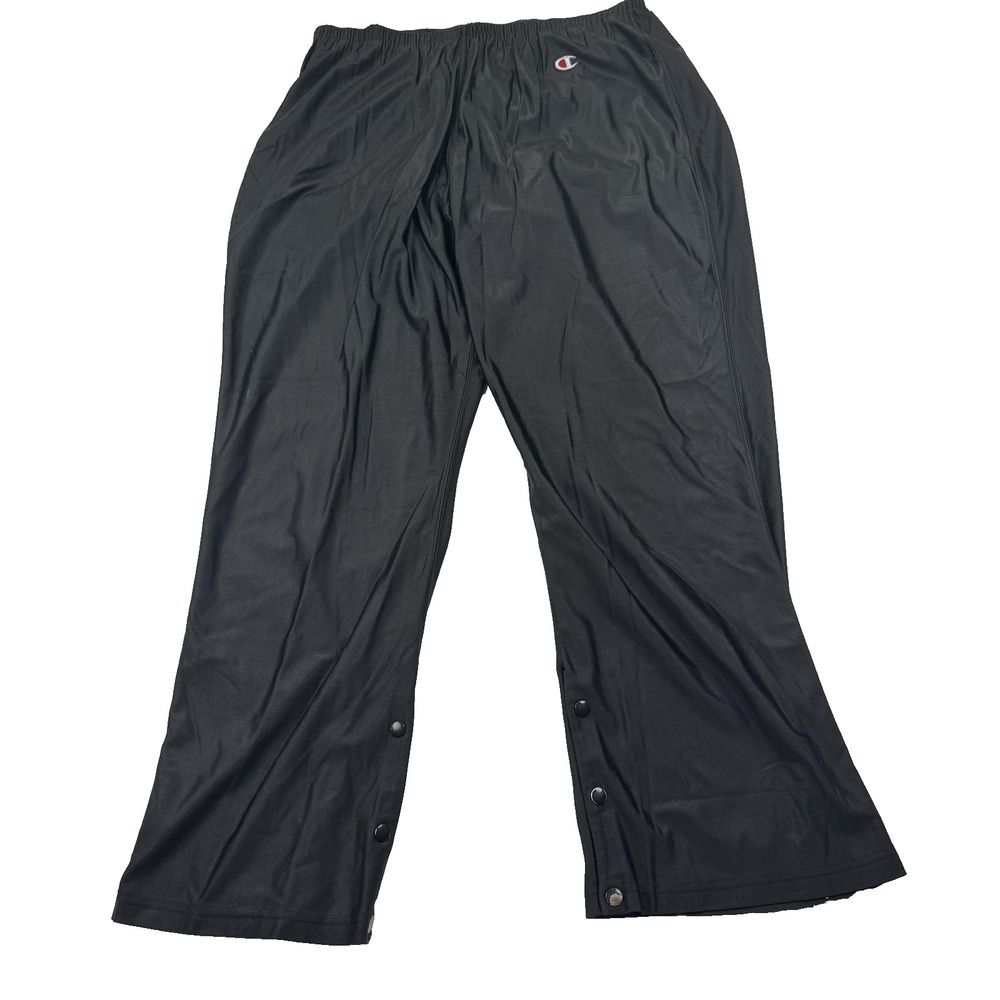 Vintage Champion Tearaway Pants Mens 36 (32x31) Snap Button Basketball USA 90s